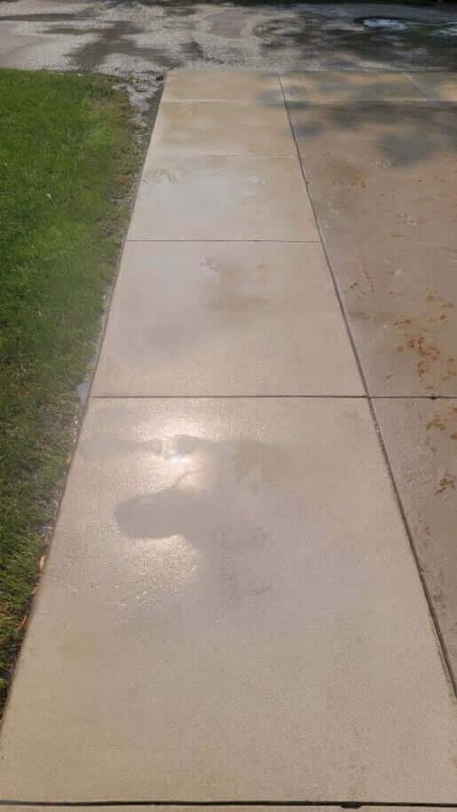 Sidewalk after Cleaning