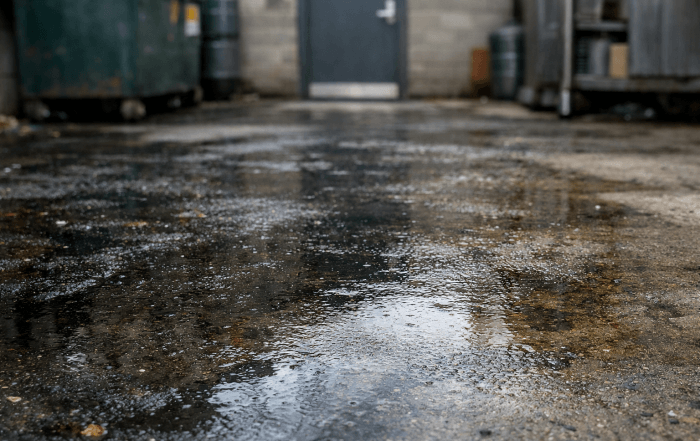 Exterior Grease Containment Cleaning