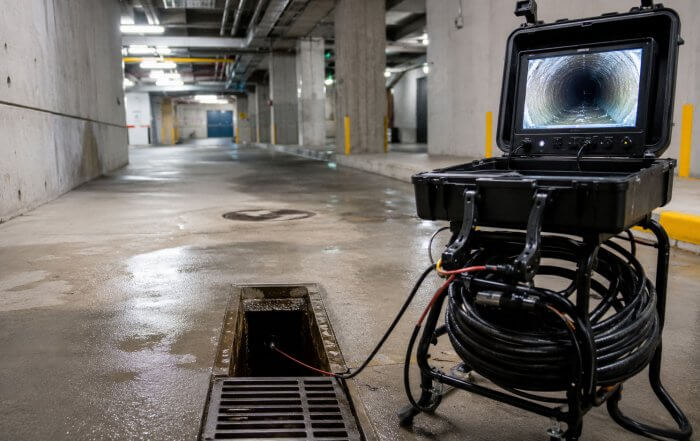 commercial drain inspection